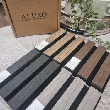 Luxury Acoustic Slatted Wall Panels Sample Boxes for Stylish Soundproofing Solutions - UK Luxury Furniture